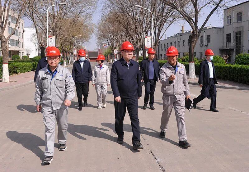 副市长刘冰到388vip太阳集团调研