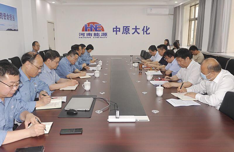 濮阳市副市长聂长明到388vip太阳集团调研