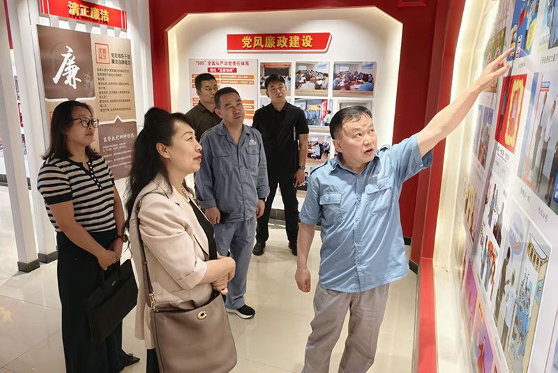 集团党委宣传部到388vip太阳集团调研
